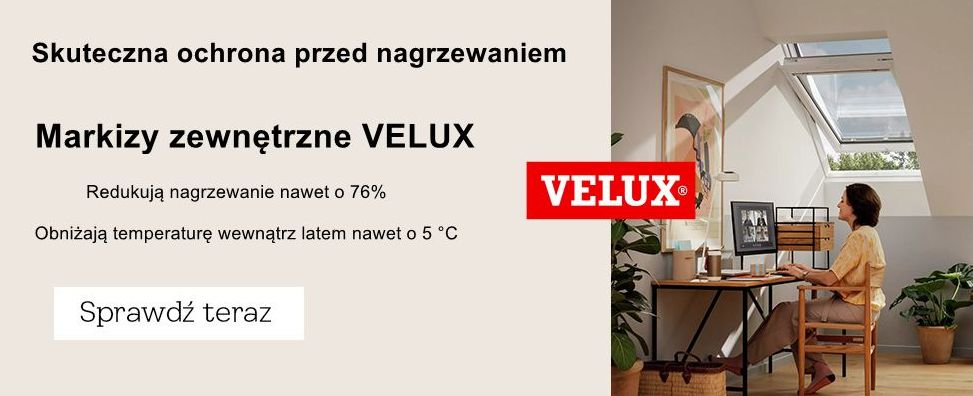 Markizy zewnętrzne VELUX